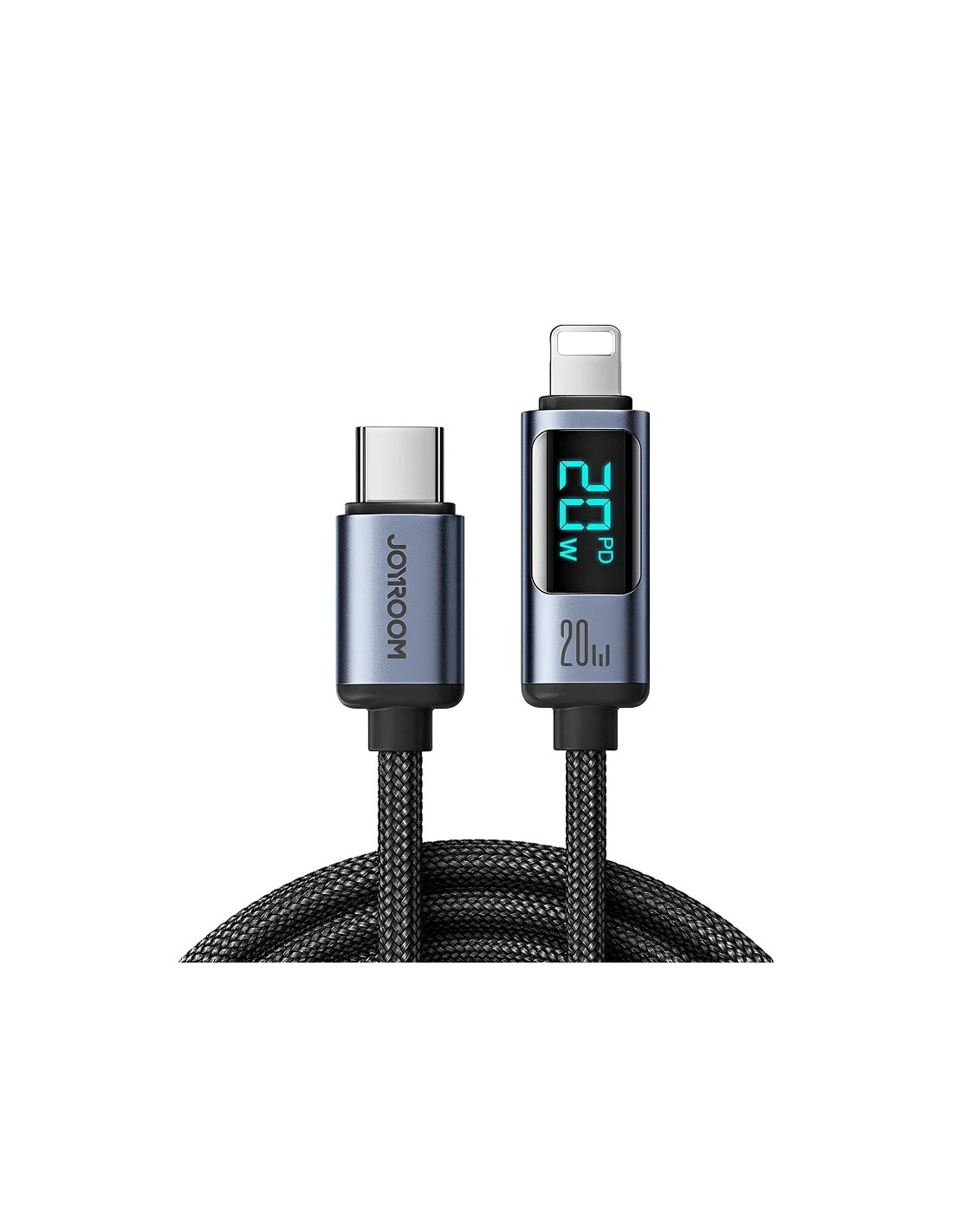 Cable Joyroom Tipo-C a Lightning con Pantalla LED en Logroño