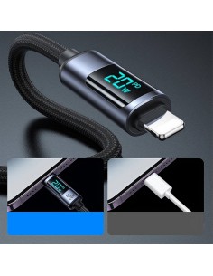 Cable Joyroom Tipo-C a Lightning con Pantalla LED en Logroño 2