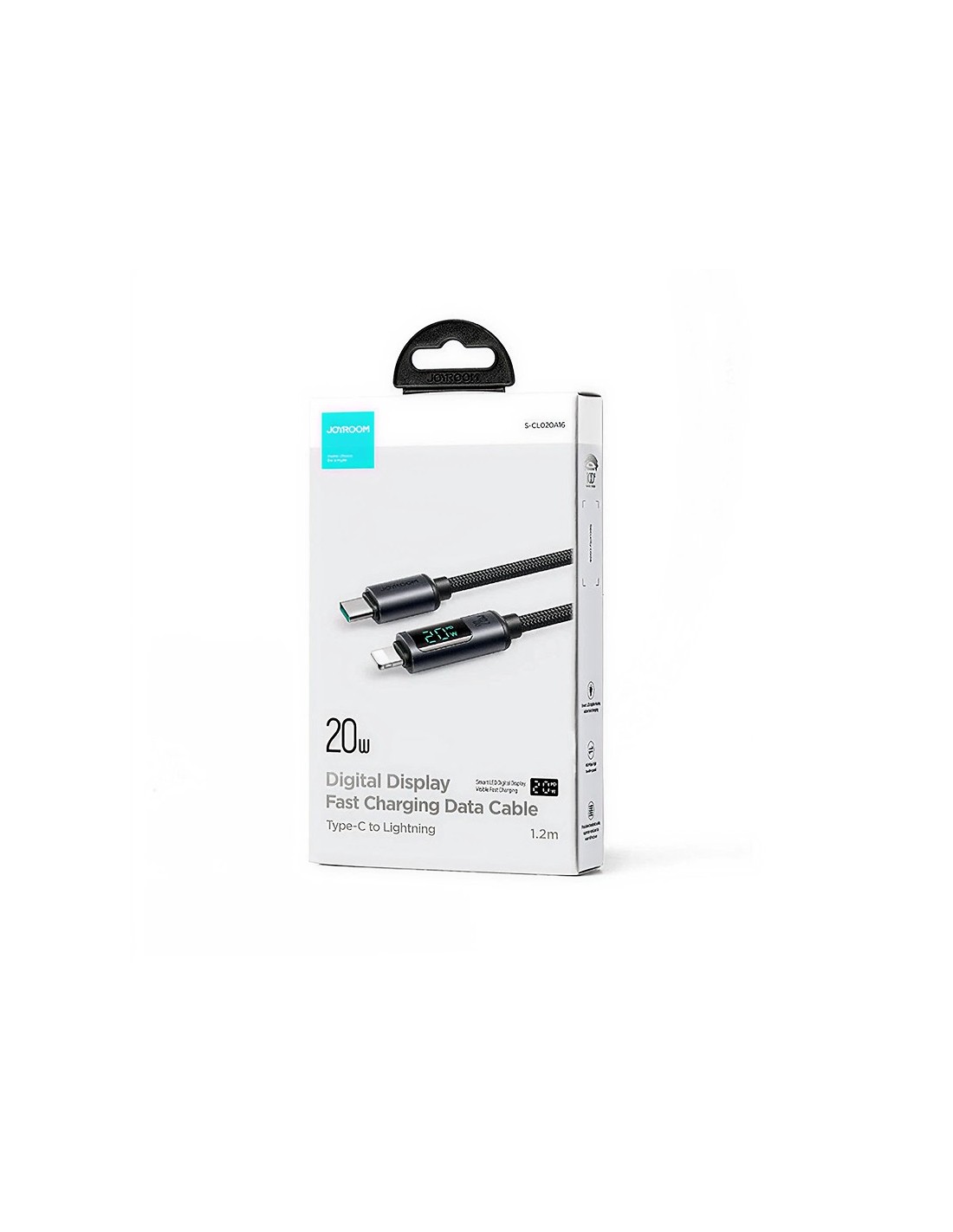 Cable Joyroom Tipo-C a Lightning con Pantalla LED en Logroño