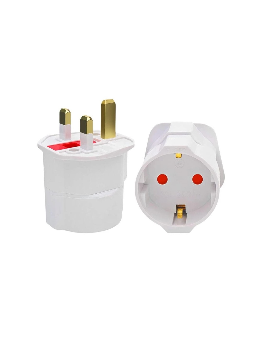 Adaptador enchufe UK a Europeo en Logroño