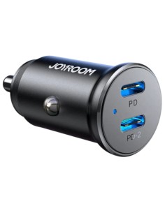 Cargador de coche Joyroom JR-CCN06 Dual USB-C Mini Metal en Logroño