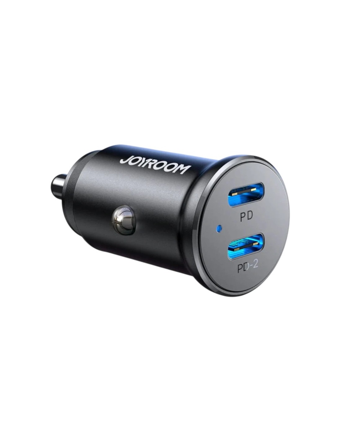 Cargador de coche Joyroom JR-CCN06 Dual USB-C Mini Metal en Logroño
