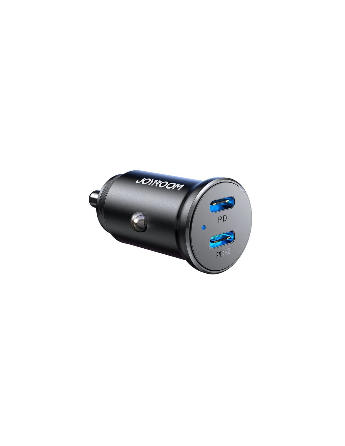 Cargador de coche Joyroom JR-CCN06 Dual USB-C Mini Metal en Logroño
