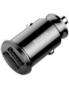 Baseus Cargador de Coche Dual USB 3.1A Small Rice Grain Negro