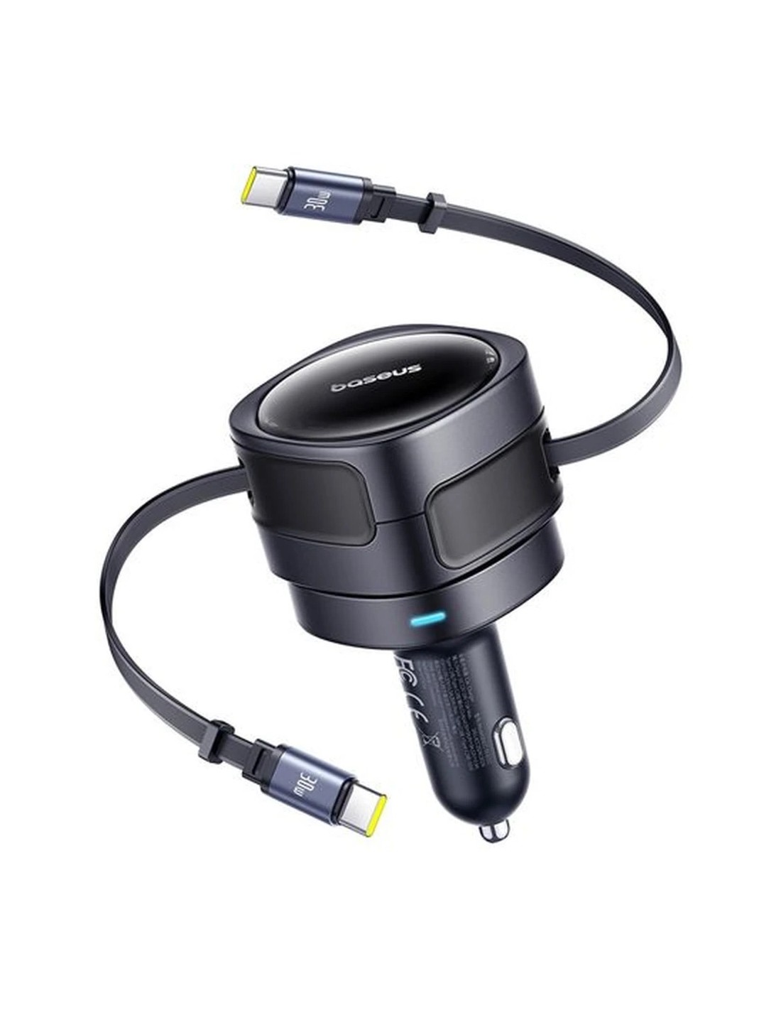 Cargador de coche Baseus Enjoyment Max 60W 2x USB-C en Logroño