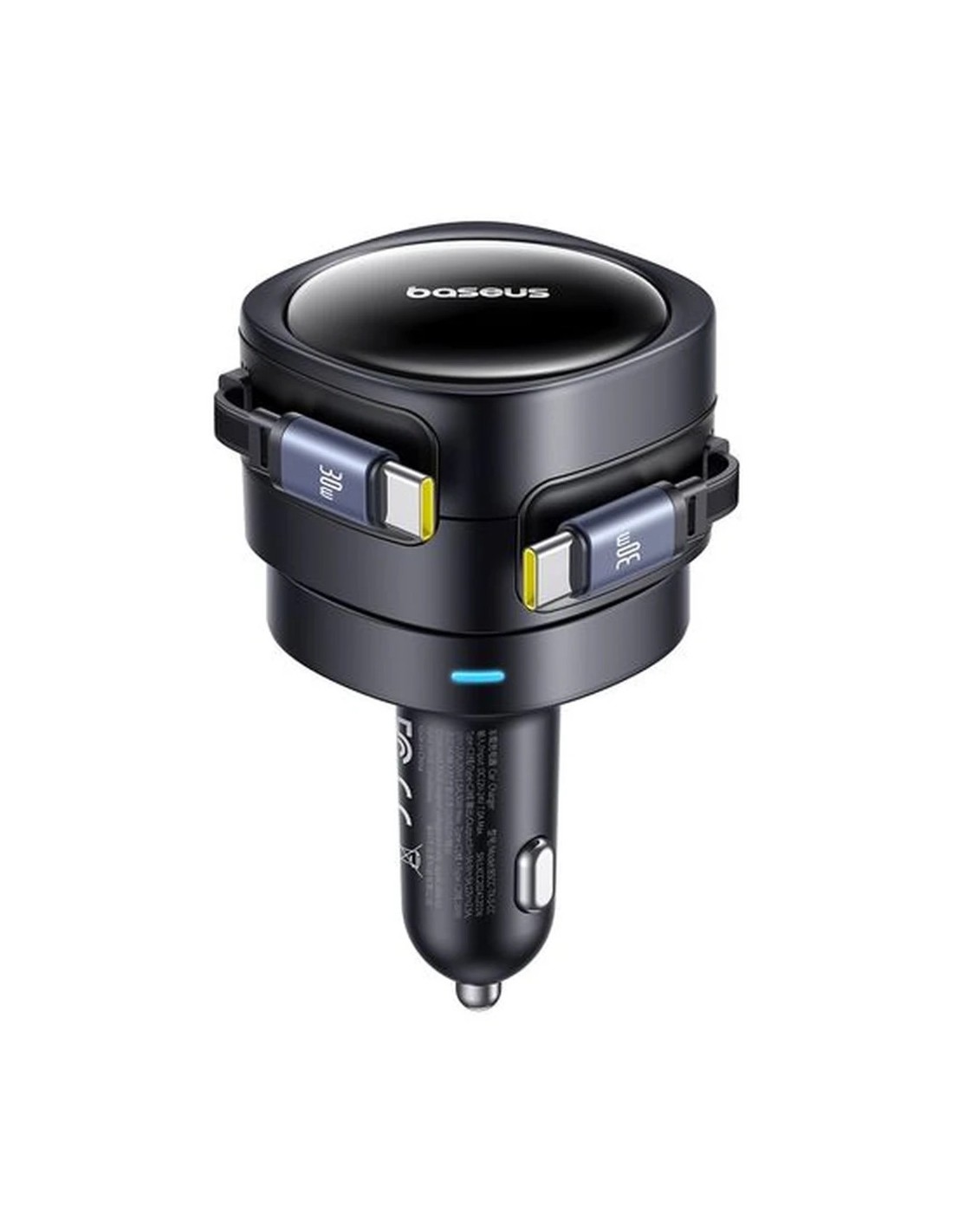 Cargador de coche Baseus Enjoyment Max 60W 2x USB-C en Logroño