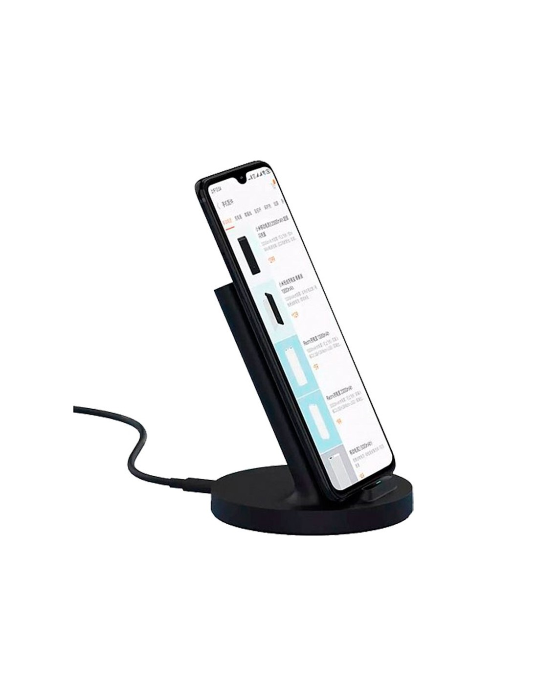 Cargador Inalámbrico Xiaomi Mi Wireless Charging Stand 20W en Logroño
