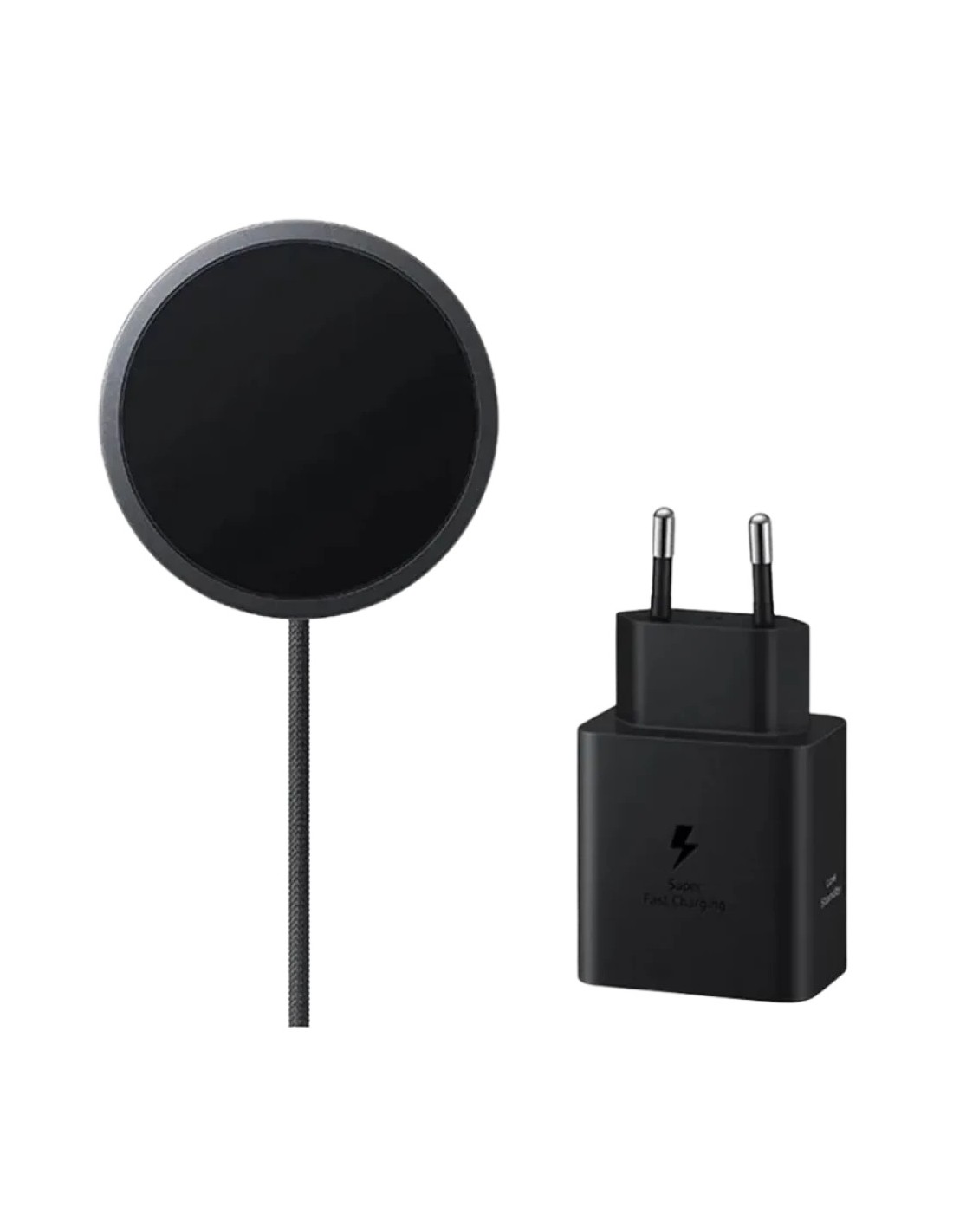 Cargador Inalámbrico Samsung EP-P2900TBE 25W + Adaptador de 45W