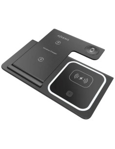 Aisens ASCH-15BK3BKC043-BK 3 en 1 Qi 15BK Plegable Negro - Base de car 2