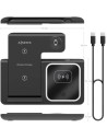 Aisens ASCH-15BK3BKC043-BK 3 en 1 Qi 15BK Plegable Negro - Base de car
