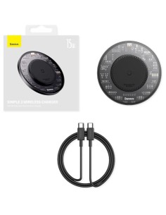 Cargador inalámbrico inductivo Baseus Simple 2 en Logroño 2