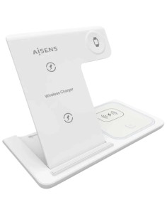 Aisens ASCH-15W3WC044-W 3 en 1 Qi 15W Plegable Blanco - Base de carga 