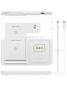 Aisens ASCH-15W3WC044-W 3 en 1 Qi 15W Plegable Blanco - Base de carga 