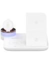 Cargador Inalámbrico 4 en 1 15W Qi Blanco Aisens ASCH-15W4WC061-W