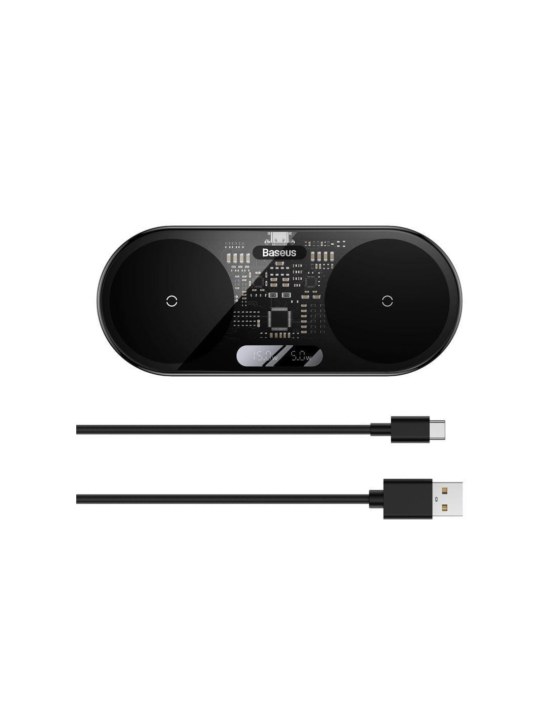 Cargador Inalámbrico Baseus Dual USB-C 20W en Logroño
