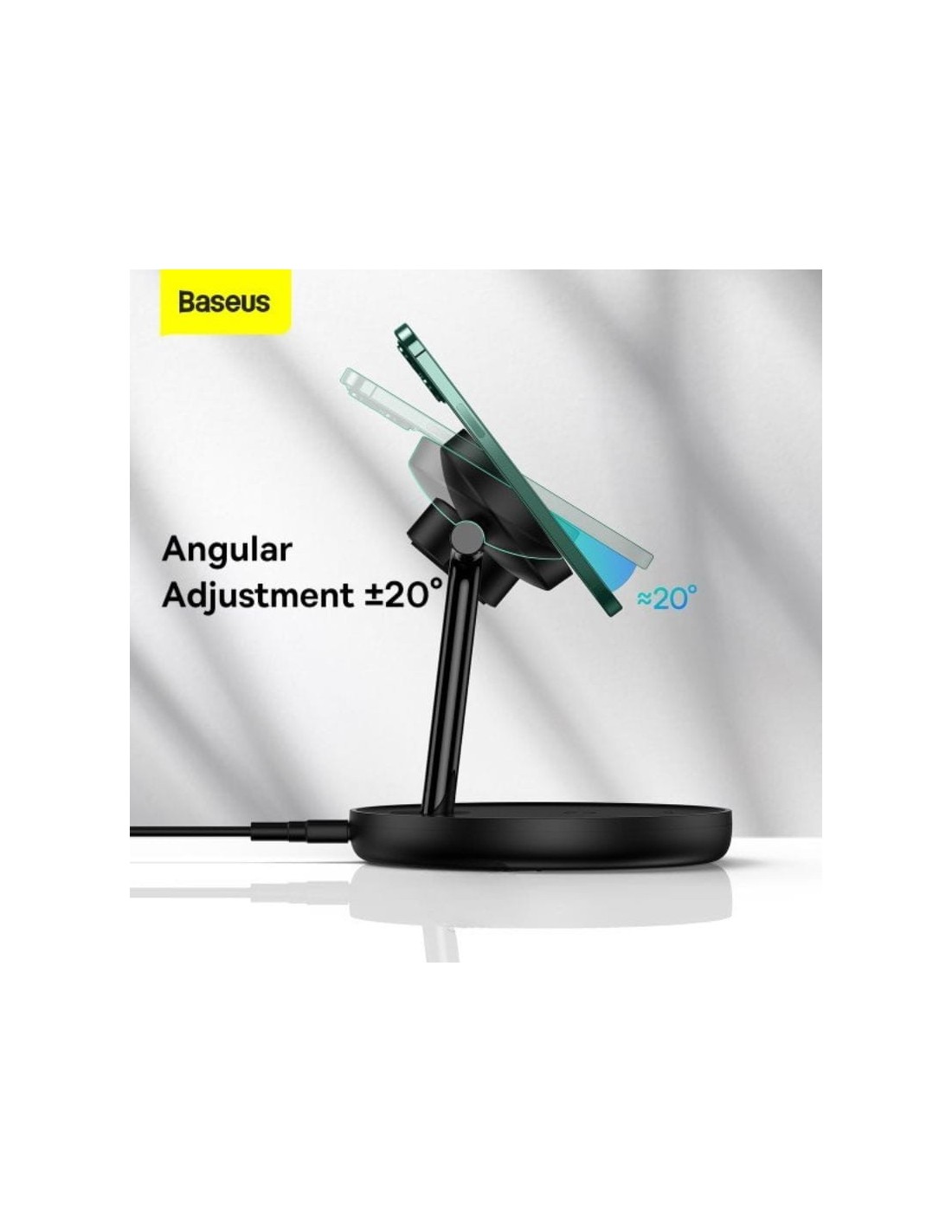 Cargador inalámbrico Baseus Swan 3 in 1 20W en Logroño