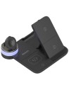 Cargador Inalámbrico 4 en 1 15W Qi Negro Aisens ASCH-15W4WC062-W