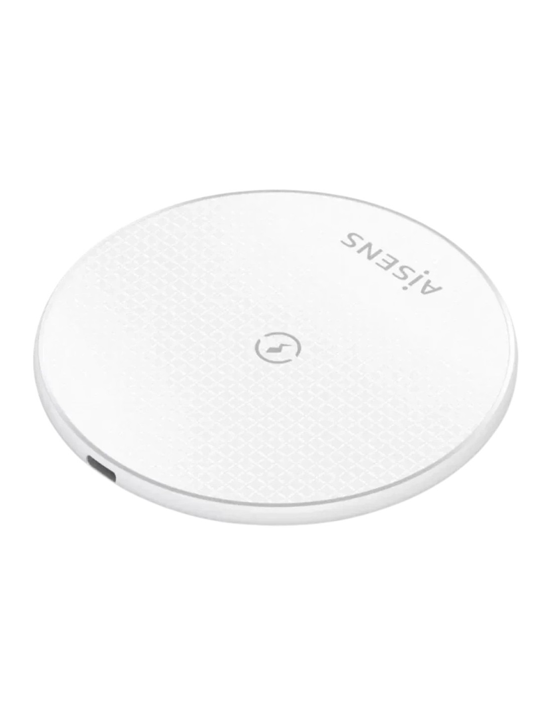 Aisens ASCH-15W1WC057-W Cargador Inalámbrico Qi 15W USB-C - Base de Ca