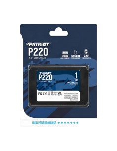 SSD Patriot Memory P220 SATA III 2,5 pulgadas 550MB/s en Logroño