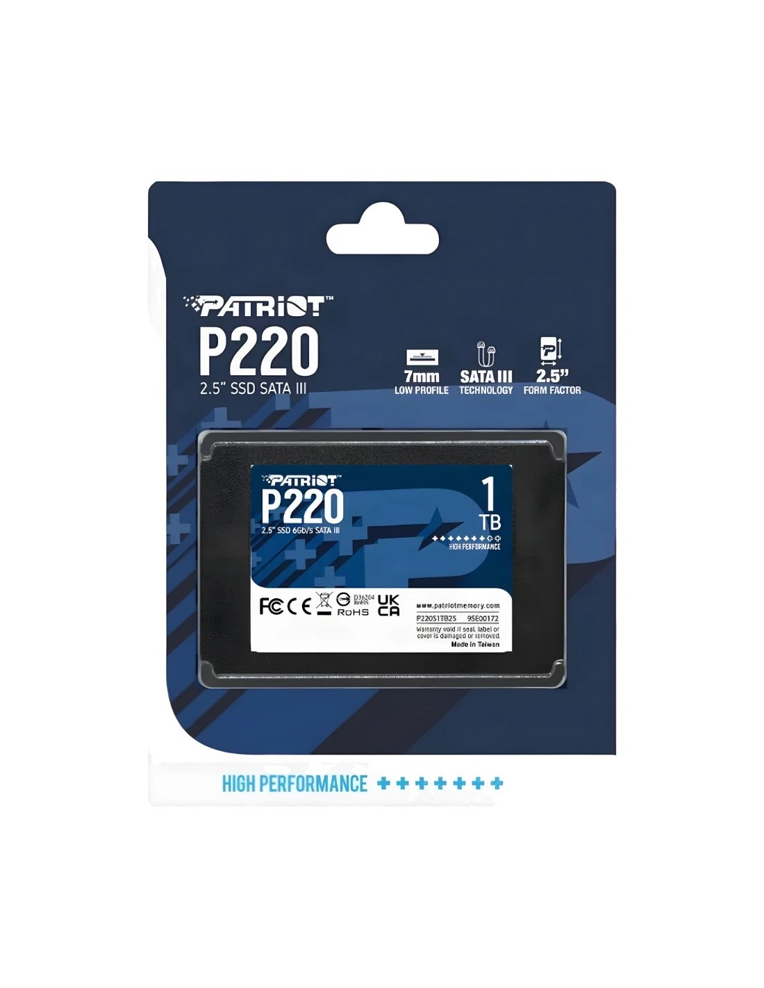 SSD Patriot Memory P220 SATA III 2,5 pulgadas 550MB/s en Logroño