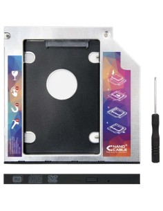 Adaptador Nanocable Lector DVD a HDD/SSD STA 2,5 9,5mm en Logroño