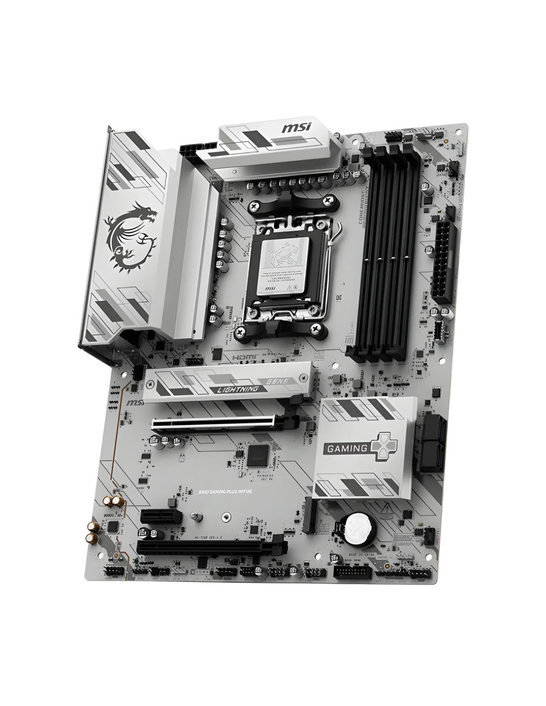 MSI B850 Gaming Plus WiFi 6E AMD B850 AM5 DDR5 ATX 3 ranuras M.2 Placa
