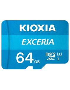 Adaptador Kioxia Exceria 64GB 100MB/s Clase 10 Tarjeta microSD +