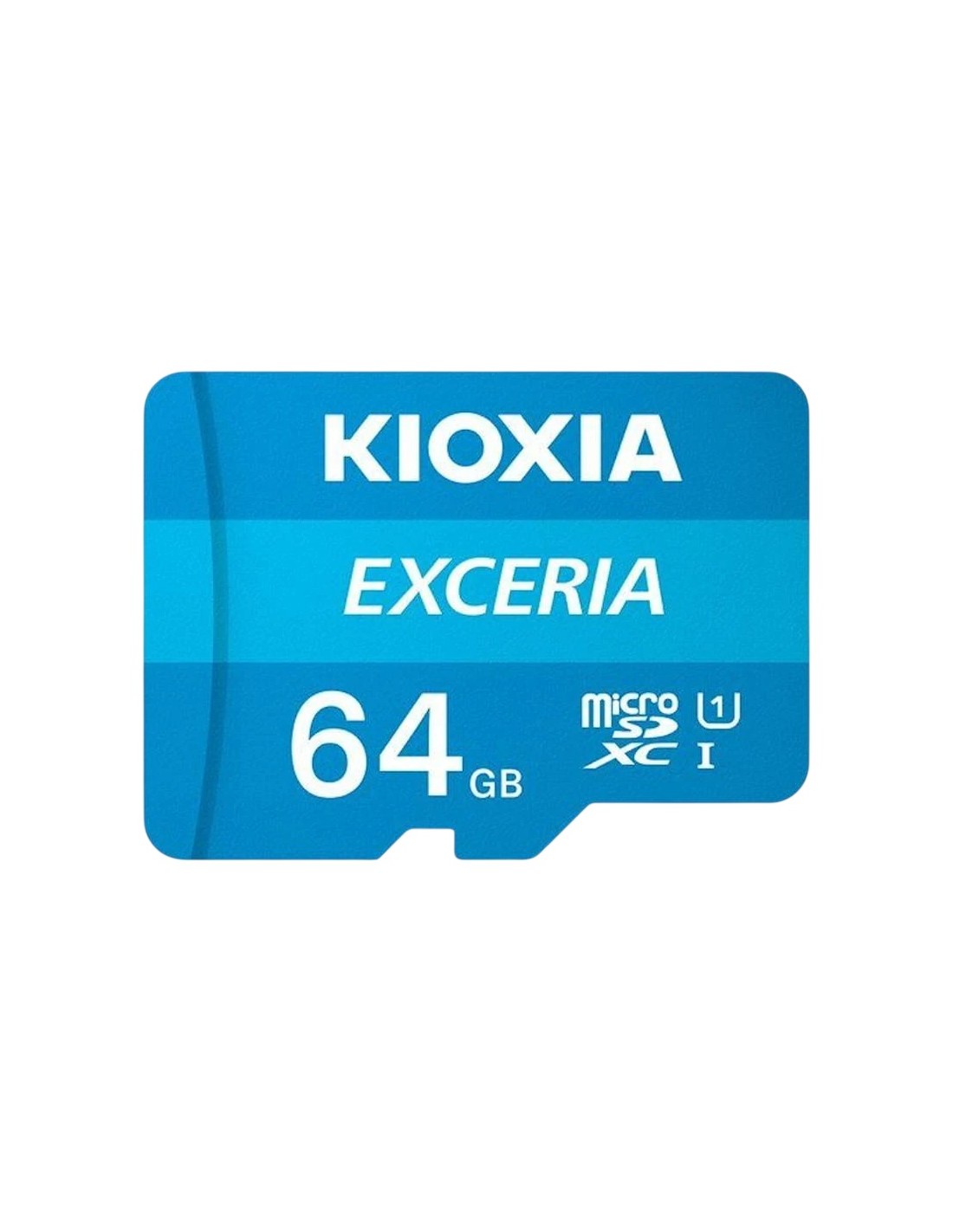 Adaptador Kioxia Exceria 64GB 100MB/s Clase 10 Tarjeta microSD +