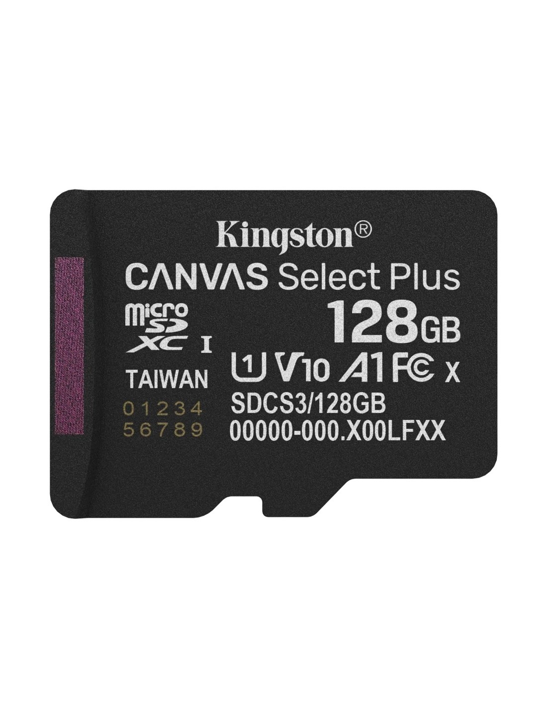 Tarjeta microSD Kingston Canvas Select Plus 128GB 150MB/s A1