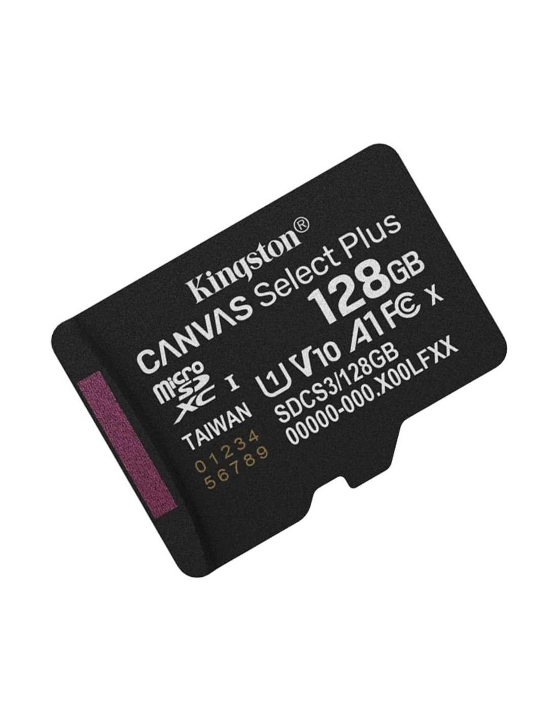 Tarjeta microSD Kingston Canvas Select Plus 128GB 150MB/s A1