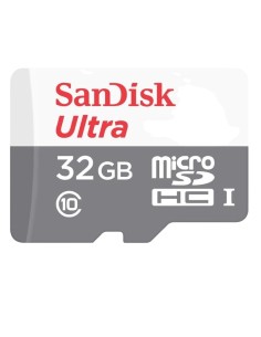 Tarjeta microSD SanDisk Ultra 32GB Gris/Blanco Clase 10 en Logroño
