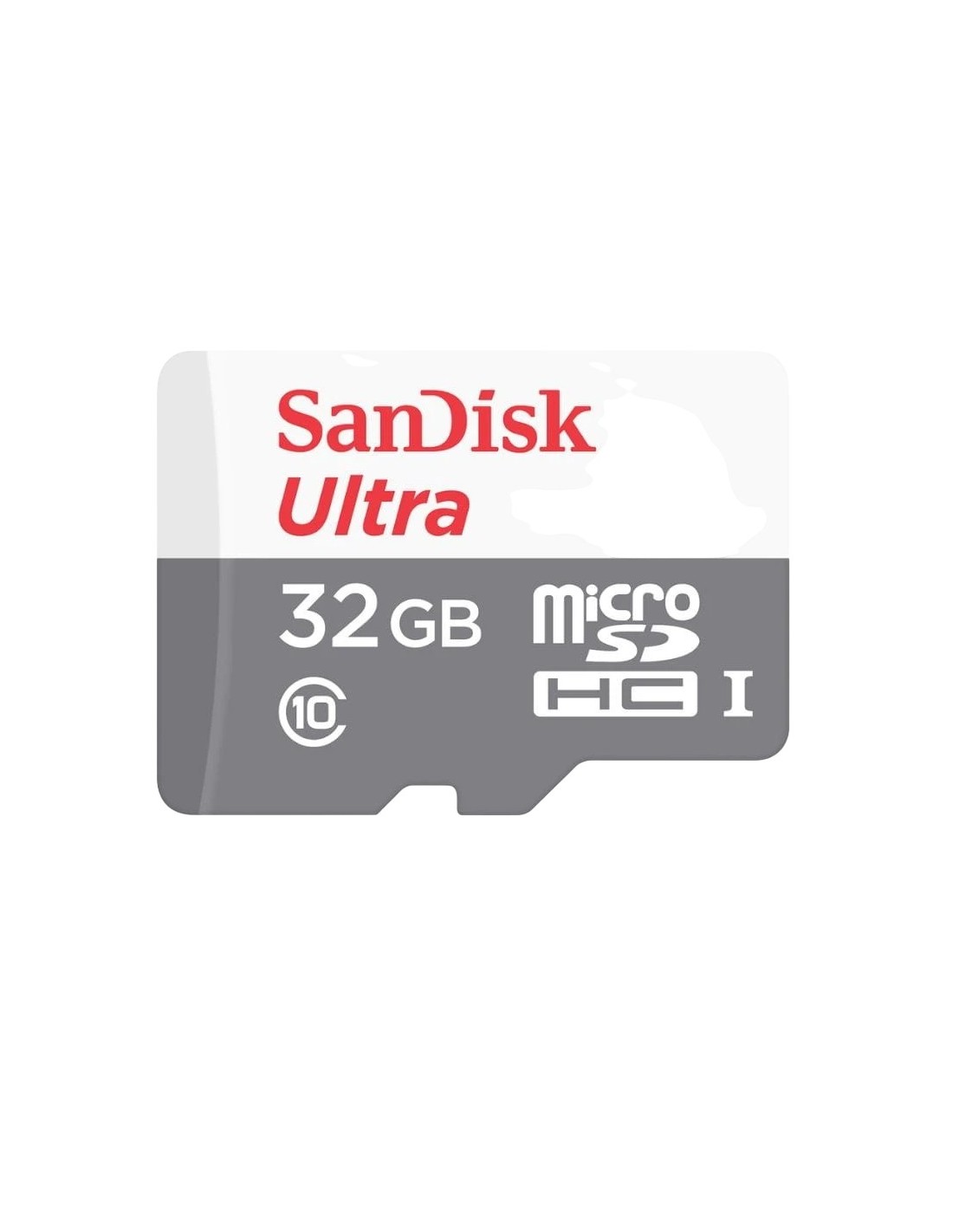 Tarjeta microSD SanDisk Ultra 32GB Gris/Blanco Clase 10 en Logroño