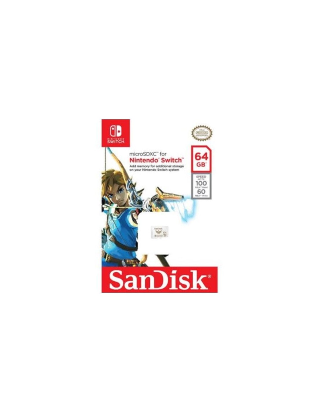Tarjeta microSD SanDisk SDSQXAT-064G-GNCZN 64GB 100MB/s U3 en Logroño