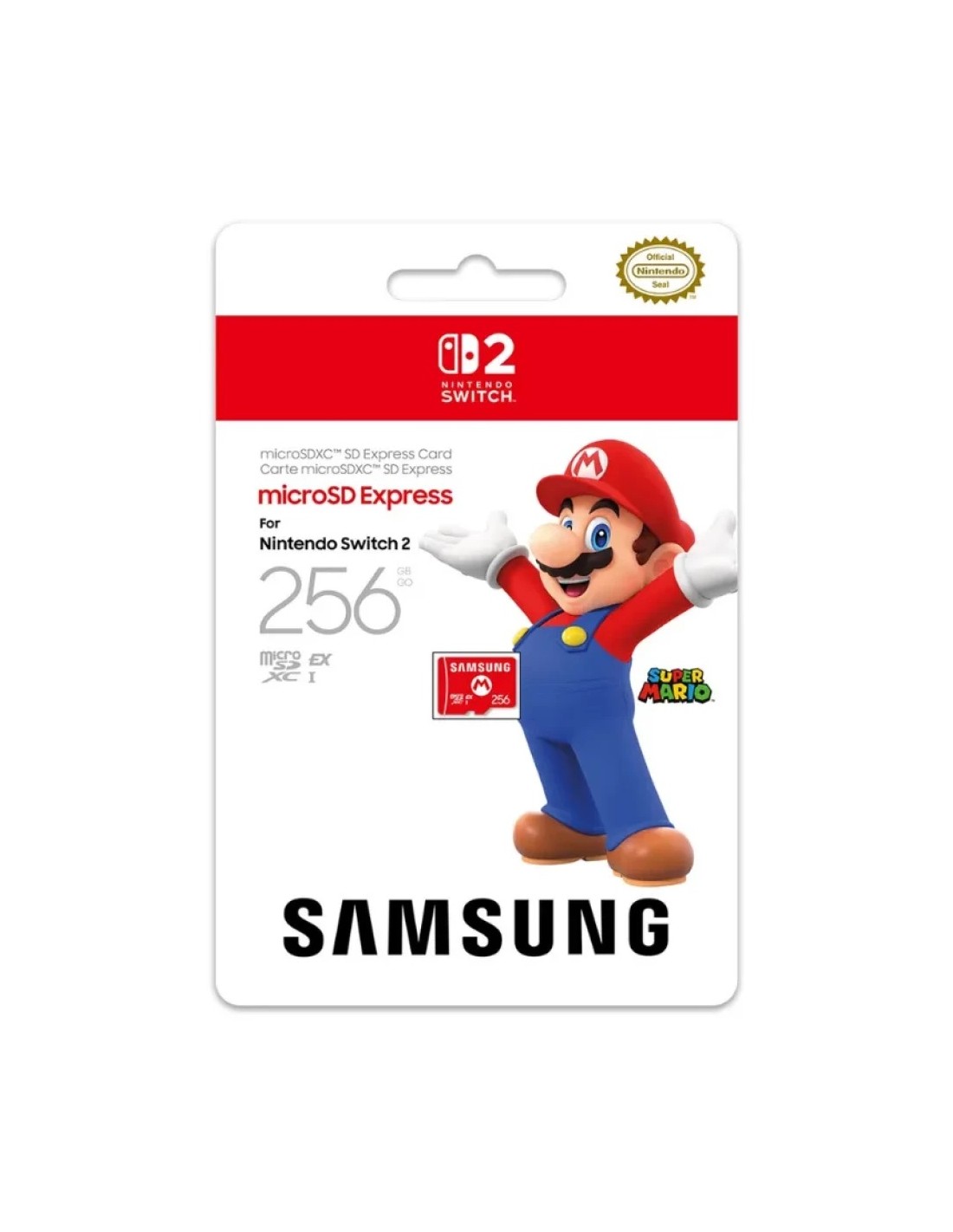 Tarjeta microSD Samsung Express Licencia Nintendo 256GB para Nintendo 