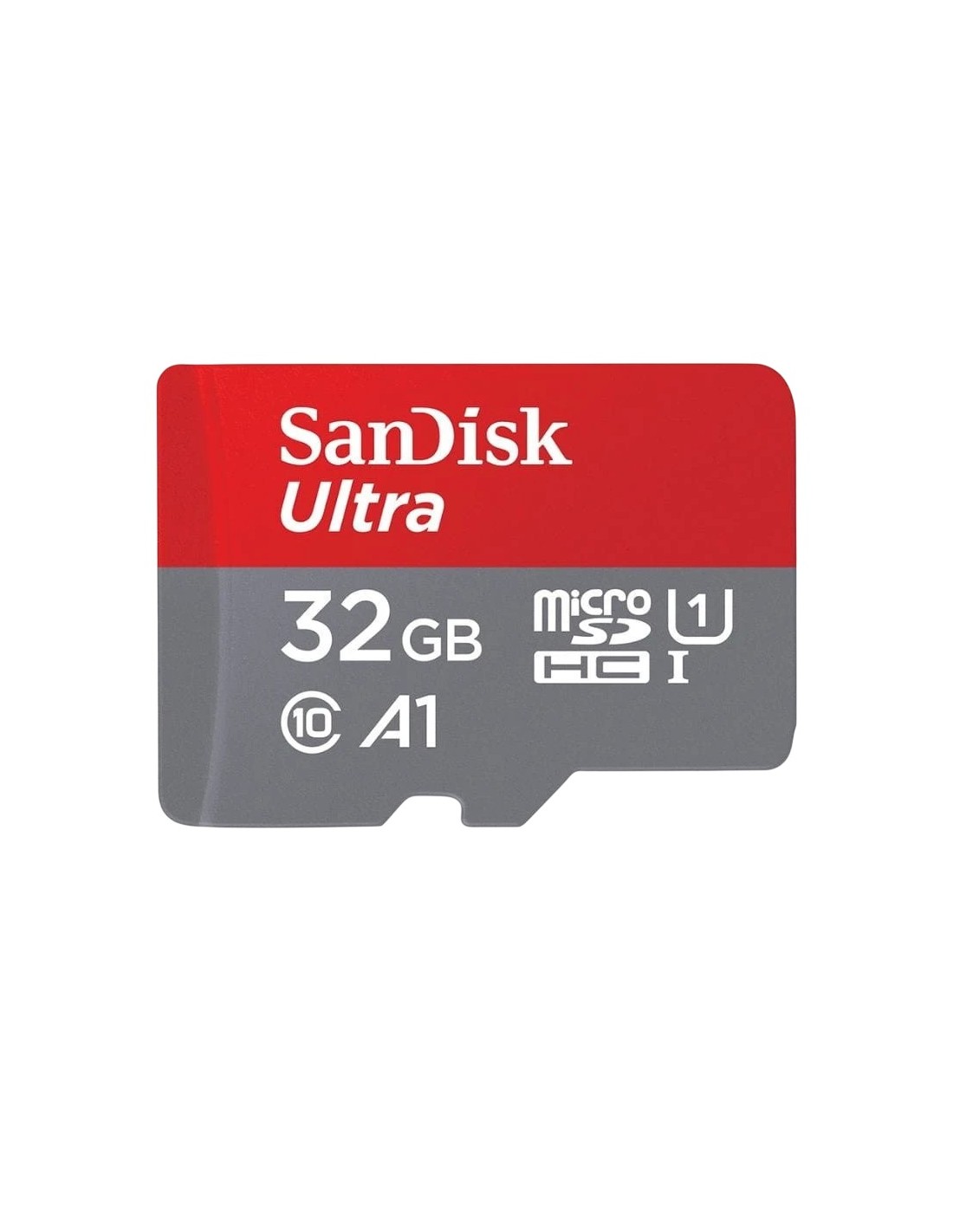 Tarjeta microSD SanDisk Ultra 32GB Gris/Rojo 120MB/s A1 en Logroño