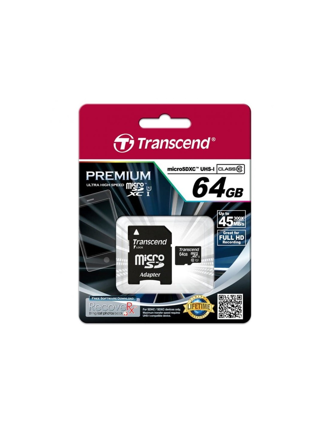 Transcend TS64GUSDU1 en Logroño