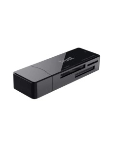 Trust NANGA USB 3.2 Gen 1 (3.1 Gen 1) Type-A Negro SD/microSD Lector d