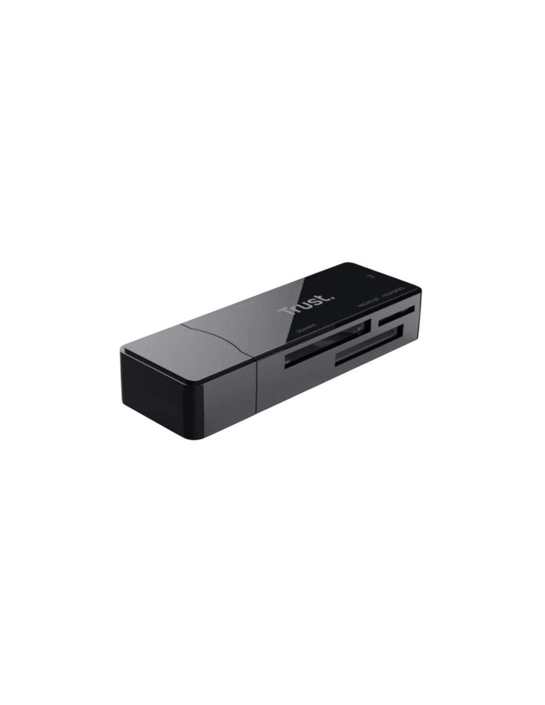 Trust NANGA USB 3.2 Gen 1 (3.1 Gen 1) Type-A Negro SD/microSD Lector d