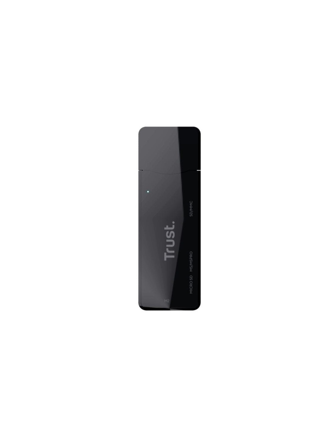Trust NANGA USB 3.2 Gen 1 (3.1 Gen 1) Type-A Negro SD/microSD Lector d