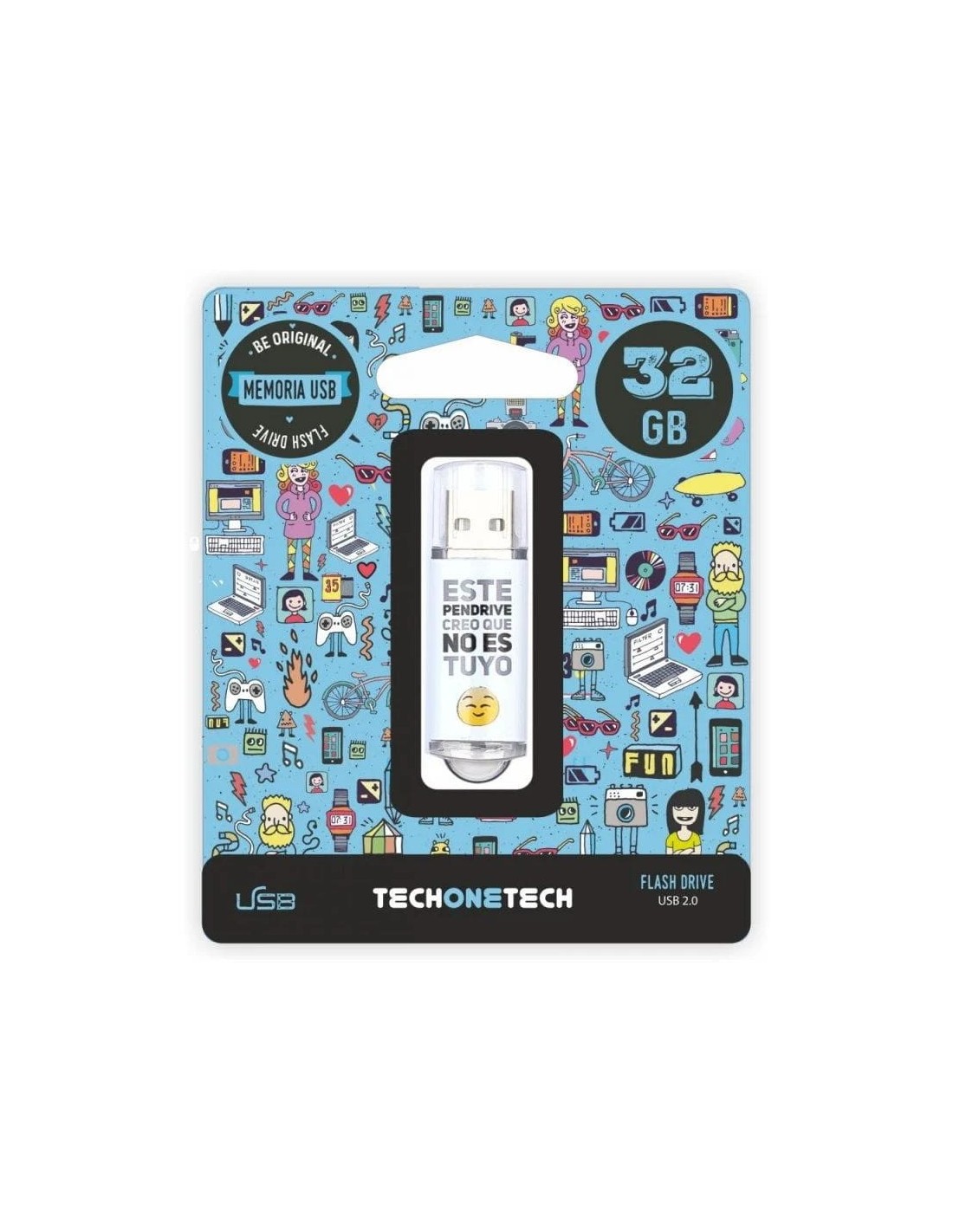 Pendrive Tech One Tech No Es Tuyo 32GB USB 2.0 en Logroño