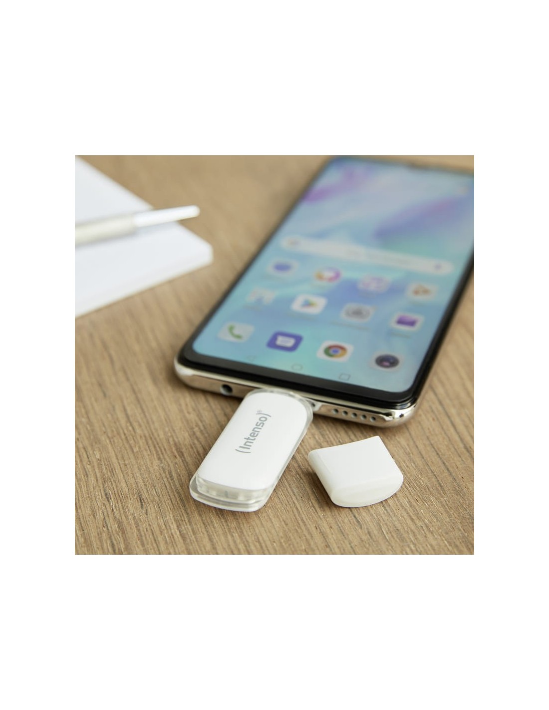 Pendrive Intenso Flash Line 128GB Blanco USB-C en Logroño