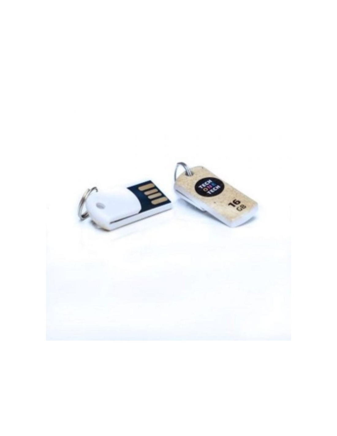 Pendrive Tech One Tech Smart Clip 16GB Blanco USB 2.0 en Logroño