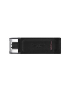 Pendrive Kingston DataTraveler 70 128GB Negro USB-C 3.2 Gen 1 200MB/s 2
