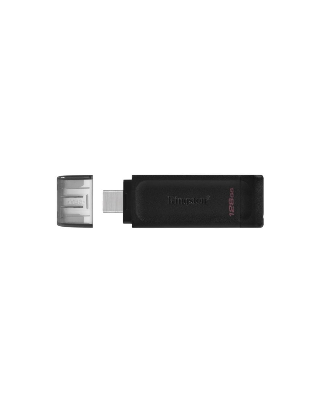 Pendrive Kingston DataTraveler 70 128GB Negro USB-C 3.2 Gen 1 200MB/s
