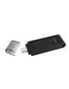 Pendrive Kingston DataTraveler 70 128GB Negro USB-C 3.2 Gen 1 200MB/s