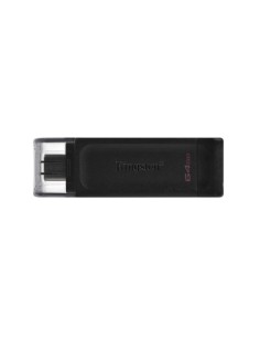 Pendrive Kingston DataTraveler 70 64GB Negro USB-C en Logroño