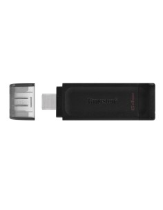 Pendrive Kingston DataTraveler 70 64GB Negro USB-C en Logroño 2