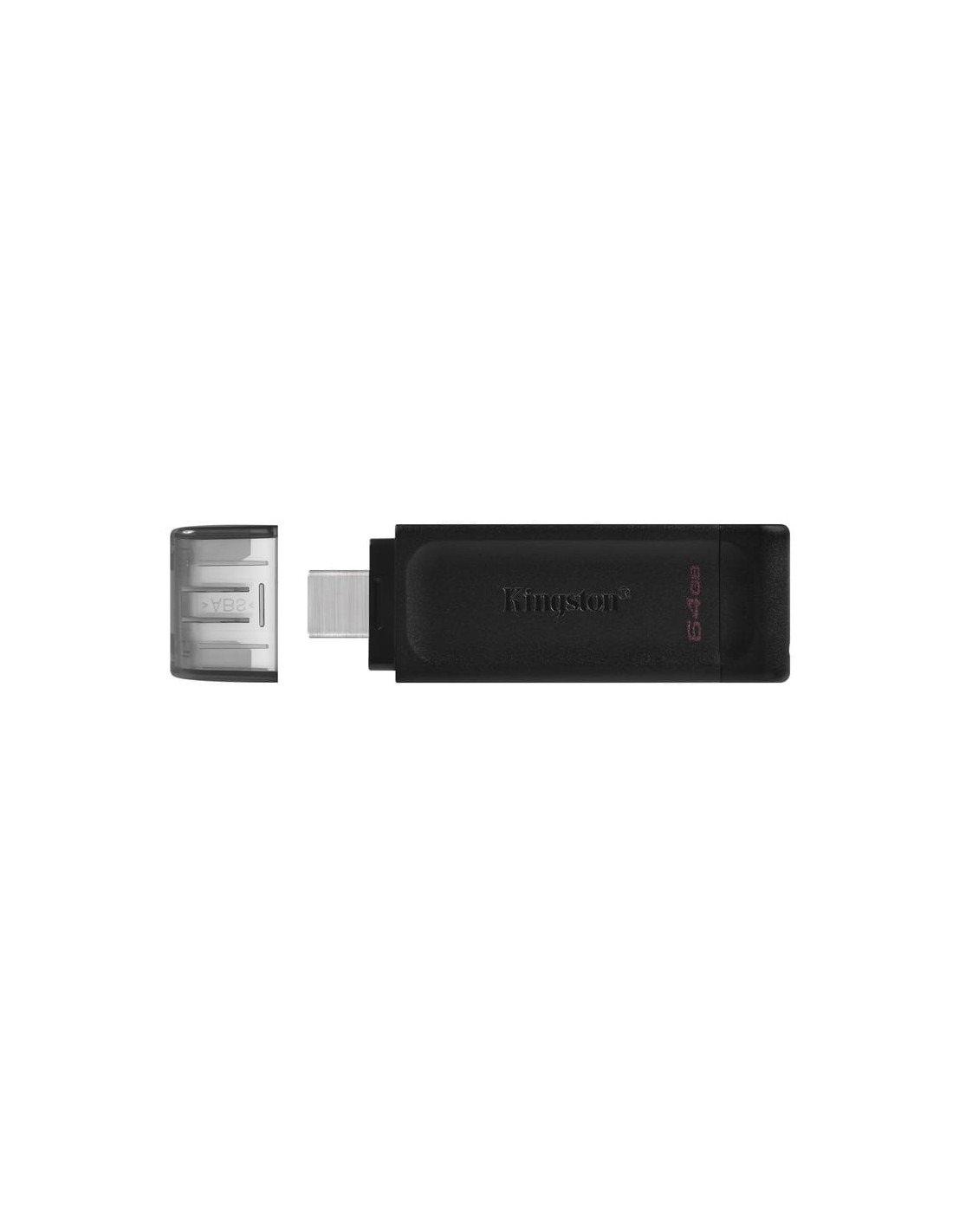 Pendrive Kingston DataTraveler 70 64GB Negro USB-C en Logroño