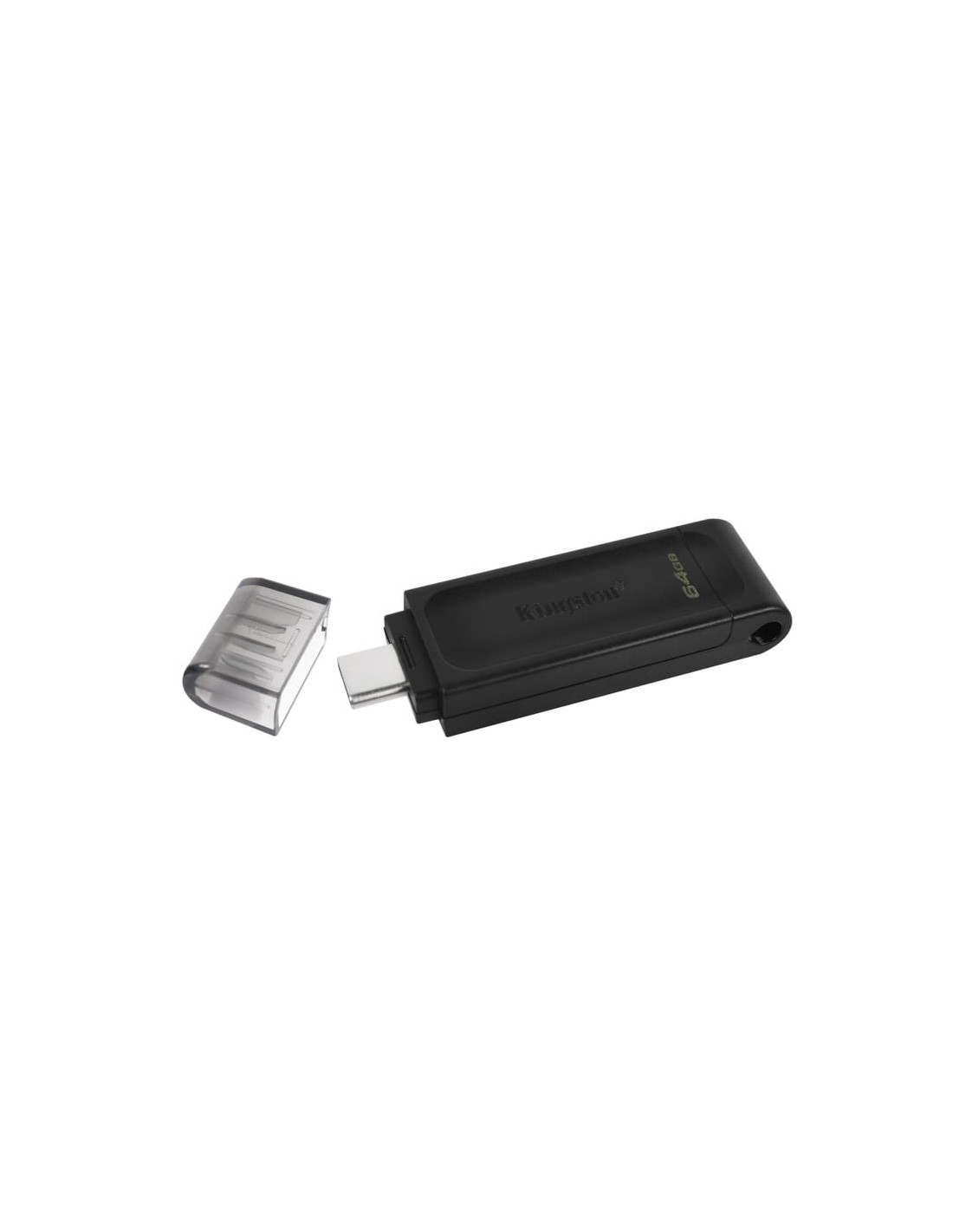 Pendrive Kingston DataTraveler 70 64GB Negro USB-C en Logroño