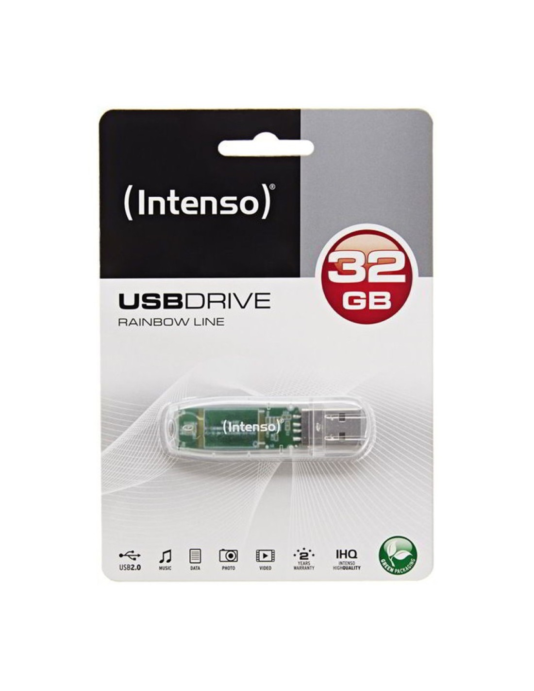 Pendrive Intenso Rainbow Line 32GB Transparente USB 2.0 en Logroño